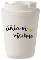 DĚDA VÍ VŠECHNO v bílé barvě