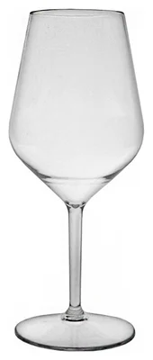 Čirá nerozbitná plastová sklenička na víno 470 ml