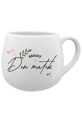 KRÁSNÝ DEN MATEK - bílý keramický hrníček 300 ml