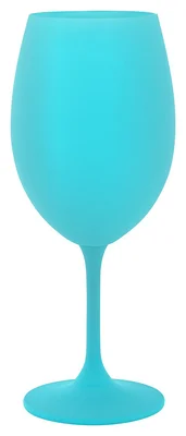 Tyrkysová sklenička na víno 350 ml
