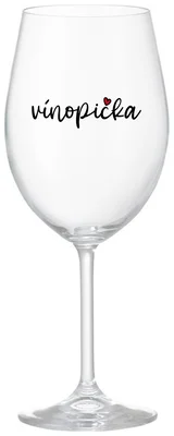 VÍNOPIČKA - čirá sklenička na víno 350 ml