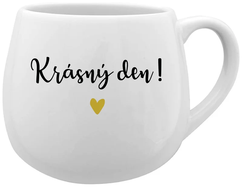 KRÁSNÝ DEN! - bílý keramický hrníček 300 ml